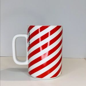 Starbucks 2018 Candy Cane Striped Ceramic Mug